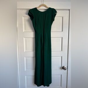 Reformation Green Jumpsuit